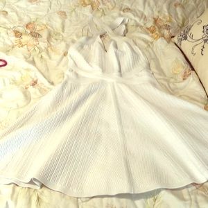 White Guess Bandage Dress